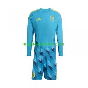 Completo Calcio Spagna Portiere Bambino Divisa Prima Mondiali 2026 ML